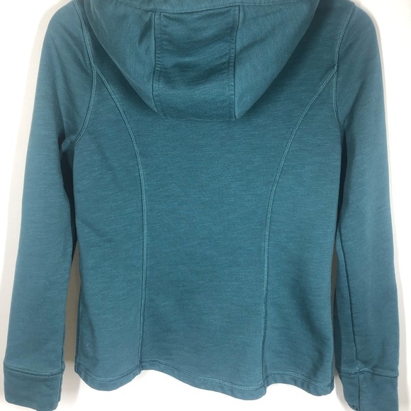 CRZ Yoga aguamarina color hoodie, pockets infront and zipper - Picture 4 of 11